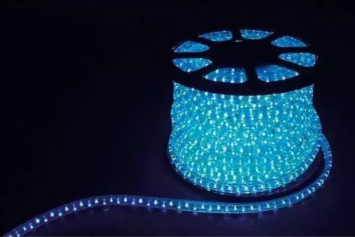 Дюралайт FERON Светодиодный 2,88W/m 72LED/m LEDF3W 3х жильный синий 50M 26071