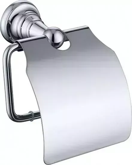 Держатель туалетной бумаги KAISER Classic с крышкой, хром (KH-2200)