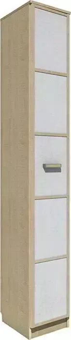 Шкаф Сильва скошенный НМ 013.05-01 ПР фанк клен танзанский/белый