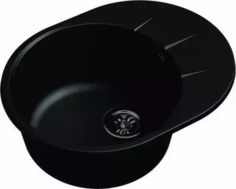 Мойка кухонная Ewigstein Rund R-45F антрацит