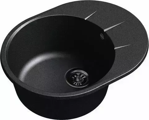 Мойка кухонная Ewigstein Rund R-45F черный
