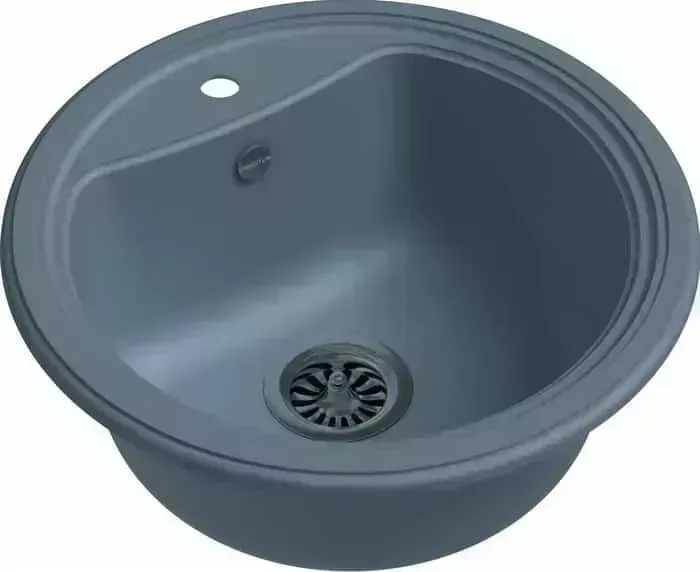 Мойка кухонная Ewigstein Antik A-R50 серый металлик