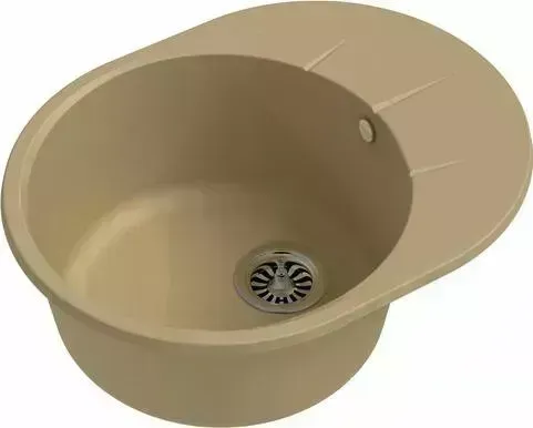 Мойка кухонная Ewigstein Rund R-45F бежевый