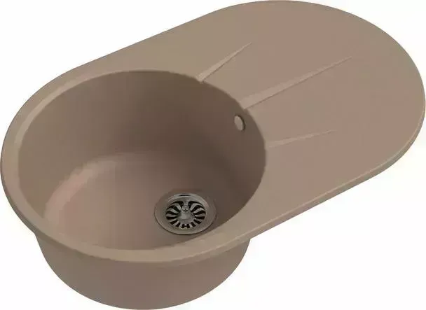 Мойка кухонная Ewigstein Rund R-50F крем