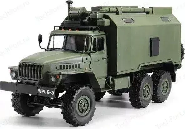 Радиоуправляемый внедорожник Aosenma Советский военный грузовик "Урал" 4WD RTR масштаб 1-16 2.4G - WPLB-36