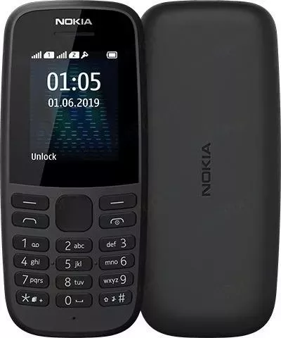 Мобильный телефон NOKIA 105 DS 2019 (TA-1174) black