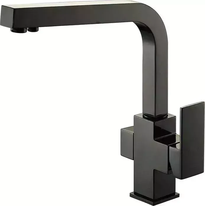 Смеситель для кухни KAISER Sonat под фильтр, черный матовый Black-Mat (34044-9 матовый)