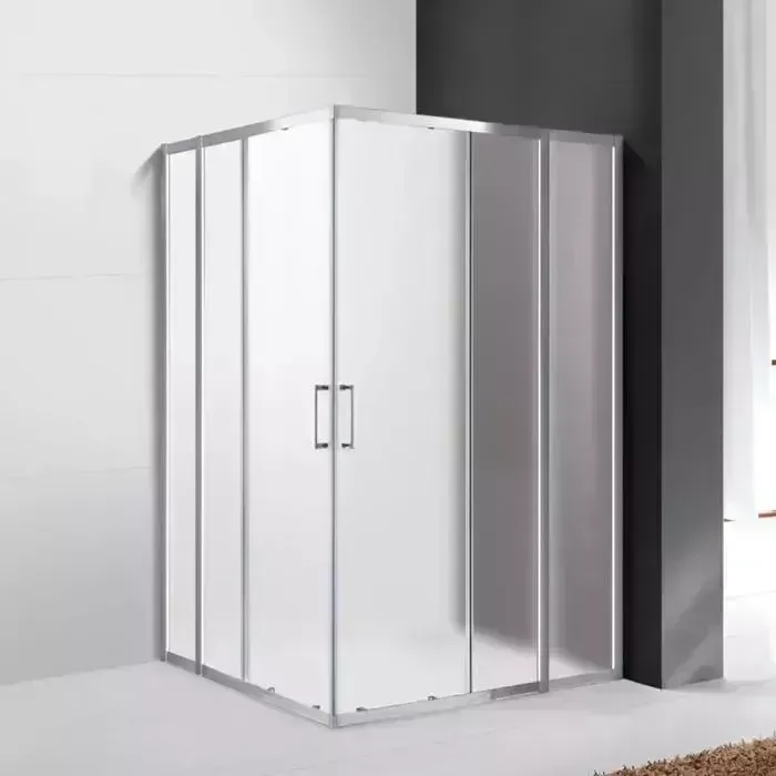Душевой уголок CEZARES Molveno AH-21 130x120 Punto, хром (MOLVENO-AH-22-130/120-P-Cr)