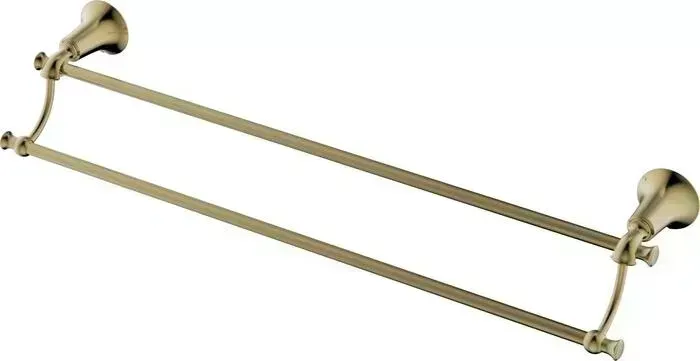 Полотенцедержатель KAISER Bronze II двойной, бронза (KH-4008)