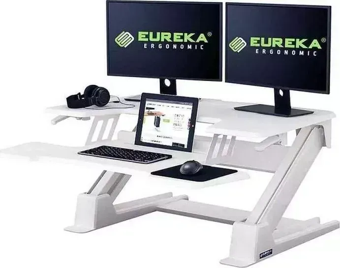 Подставка на компьютерный стол для работы стоя Eureka ERK-CV-PRO36W