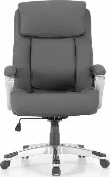 Кресло офисное Brabix Level EX-527 пружинный блок рециклированная кожа серое Premium 531937