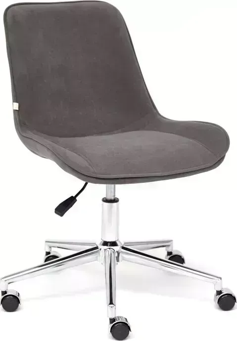 Кресло офисное TetChair Style флок серый 29