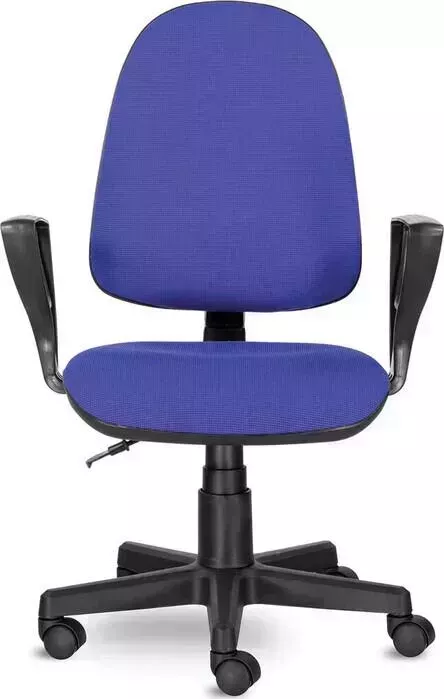 Кресло офисное Brabix Prestige Ergo MG-311 регулируемая эргономичная спинка/ткань черно-синее 531876