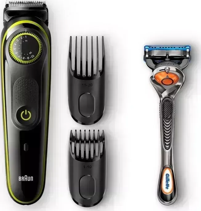 Триммер BRAUN BT3241 + бритва Gillette