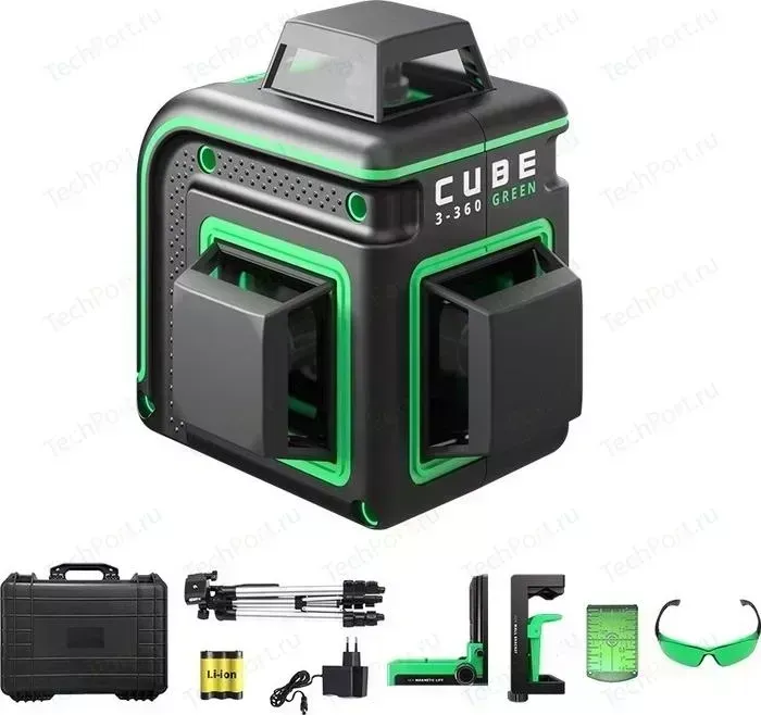 Построитель лазерных плоскостей ADA Cube 3-360 Green Ultimate Edition