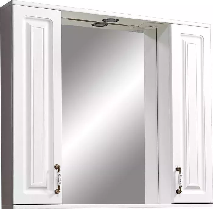 Зеркальный шкаф Stella Polar Кармела 90/С ольха белая (SP-00000186)