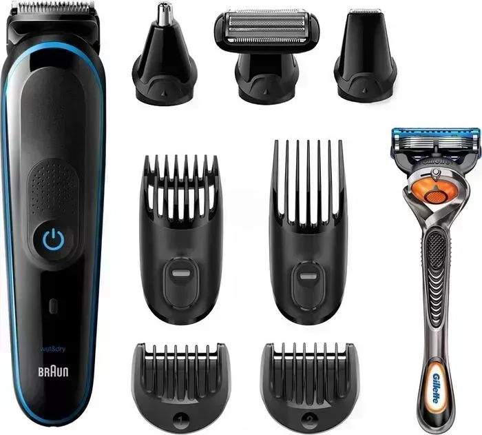 Триммер BRAUN MGK5280 + бритва Gillette