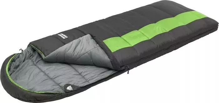 Спальный мешок TREK PLANET Dreamer Comfort, трехсезонный, правая молния, серый/зеленый 70387-R