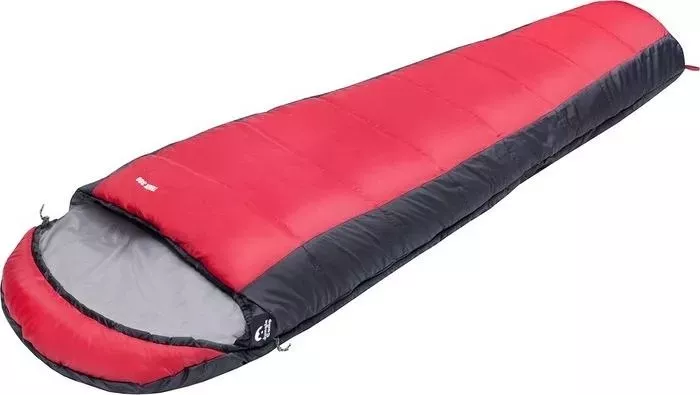 Спальный мешок Jungle Camp Track 300, трехсезонный, левая молния, цвет серый, красный 70925