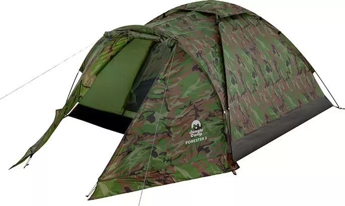 Палатка Jungle Camp двухместная Forester 3, цвет- камуфляж
