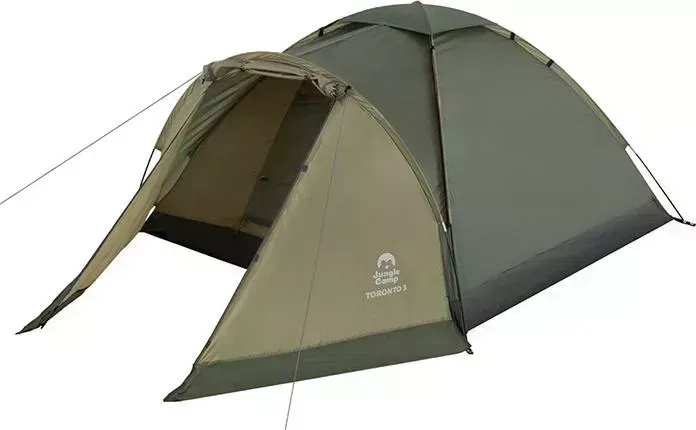 Палатка Jungle Camp трехместная Toronto 3, цвет- т.зеленый/оливковый