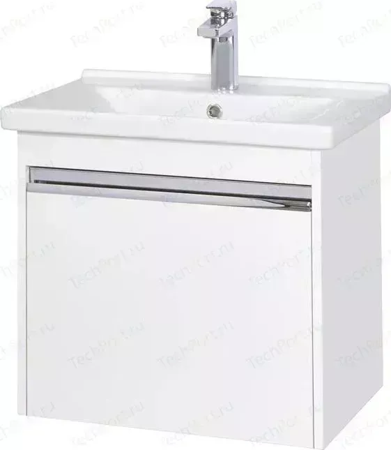 Тумба с раковиной АКВАТОН с Капри 60 белый (1A230101KP010, 1WH302421)
