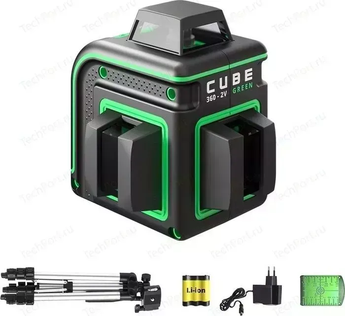 Построитель лазерных плоскостей ADA Cube 360-2V Green Professional Edition