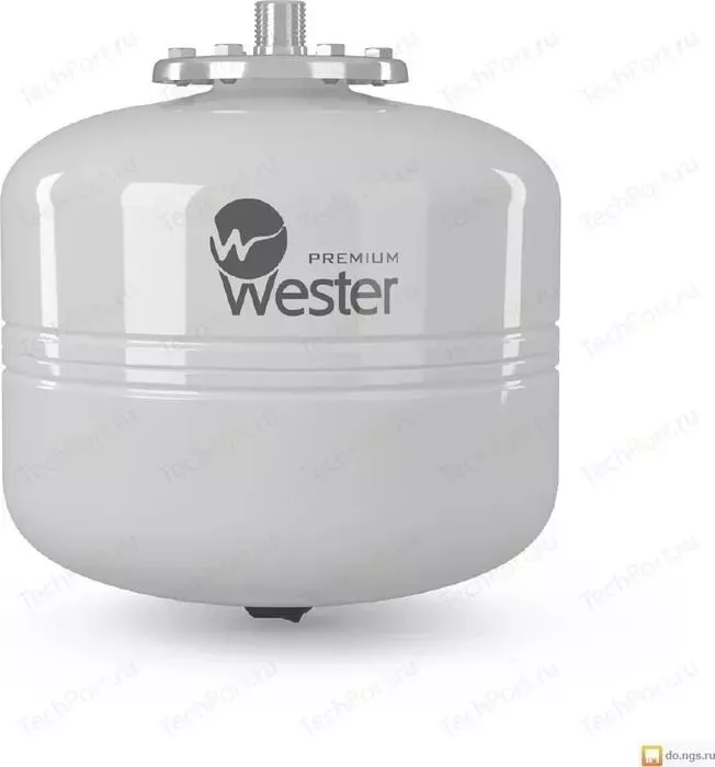 Мембранный бак WESTER для системы ГВС и гелиосистем Premium WDV 35_нерж (0-14-0390)