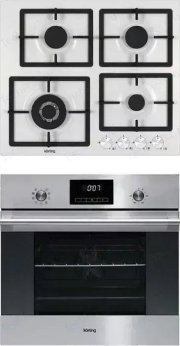 Встраиваемый комплект KORTING HG 697 CTW + OKB 561 CFX