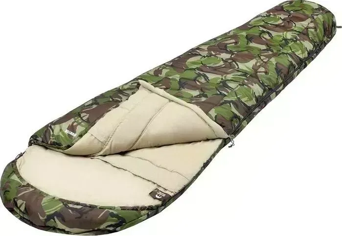 Спальный мешок Jungle Camp Hunter, трехсезонный, левая молния, цвет камуфляж