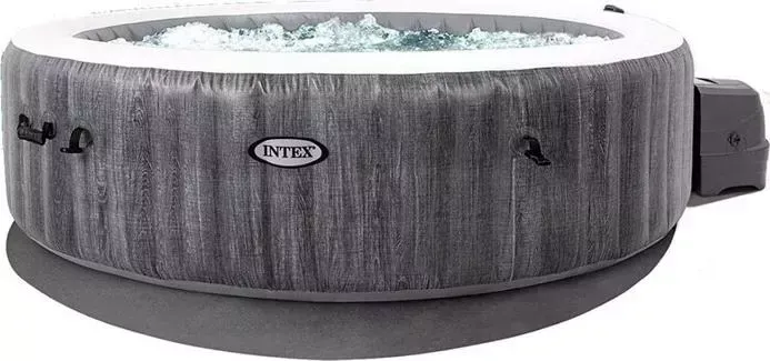 СПА-бассейн INTEX 28442 Greywood Deluxe 165/216х71 см 1098л круглый с круговым пузырьковым массажем