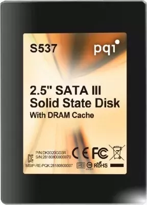 Твердотельный накопитель SSD PQI S537 2.5" 120 Gb (TLC)