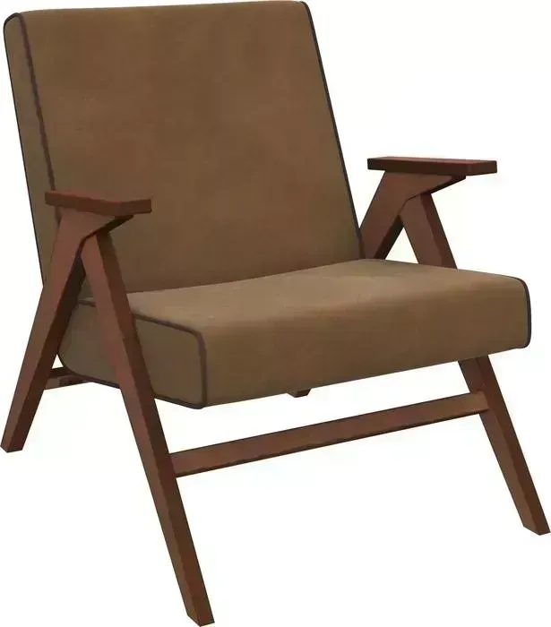 Кресло для отдыха Мебель Импэкс Вест орех ткань Verona brown, кант Verona wenge