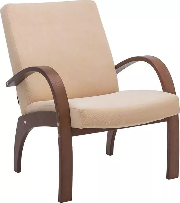 Кресло для отдыха Мебель Импэкс Денди орех ткань Verona vanilla