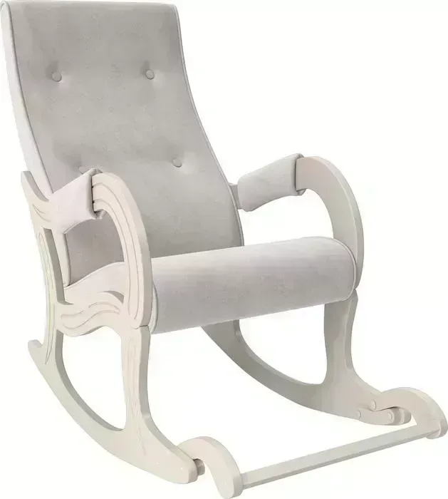 Кресло-качалка Мебель Импэкс Модель 707 дуб шампань, ткань Verona light grey