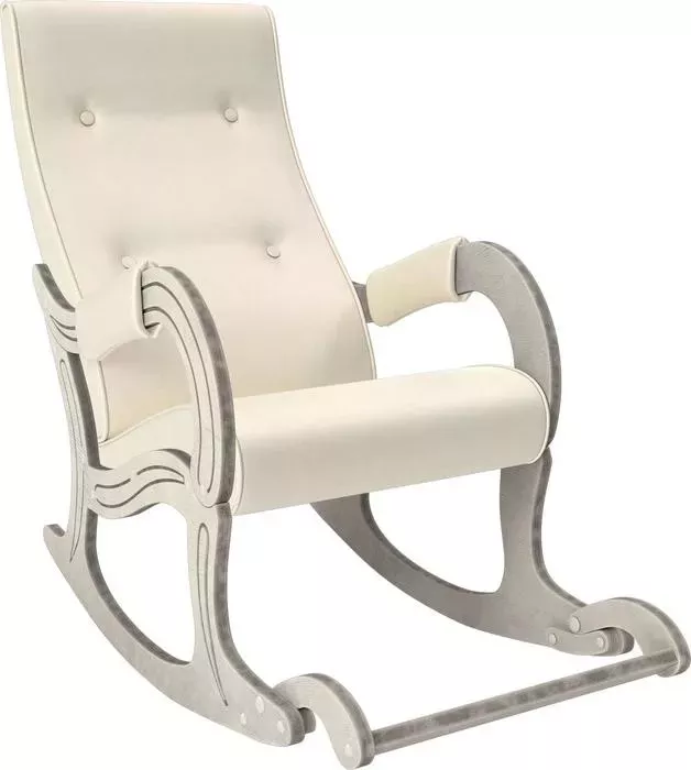 Кресло Мебель Импэкс -качалка Модель 707 дуб шампань/патина, к/з Dundi 112