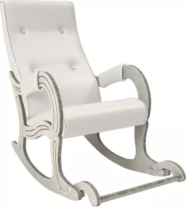 Кресло Мебель Импэкс -качалка Модель 707 дуб шампань/патина, к/з Mango 002