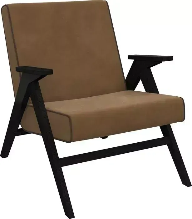Кресло для отдыха Мебель Импэкс Вест венге ткань Verona brown, кант Verona wenge