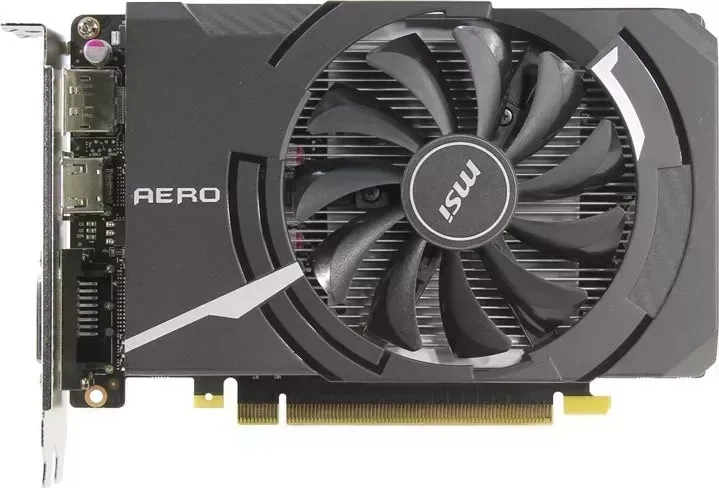 Видеокарта MSI nVidia GeForce GTX 1050 AERO ITX 2G OCV1, 2Гб, GDDR5, OC, Ret