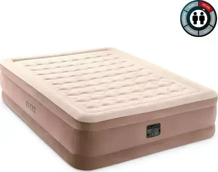 Надувная кровать INTEX 64428 Ultra Plush Bed 152х203х46 см встроенный насос 220V