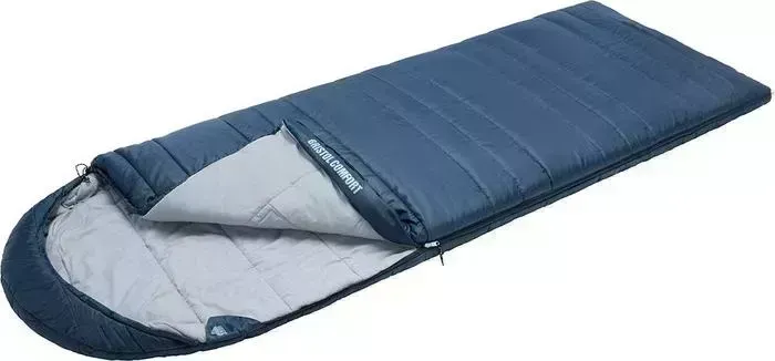 Спальный мешок TREK PLANET Bristol Comfort, правая молния, синий