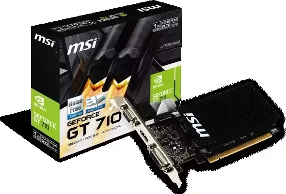 Видеокарта MSI nVidia GeForce GT 710 1GD3H LP