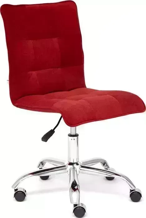 Кресло офисное TetChair Zero флок бордовый 10