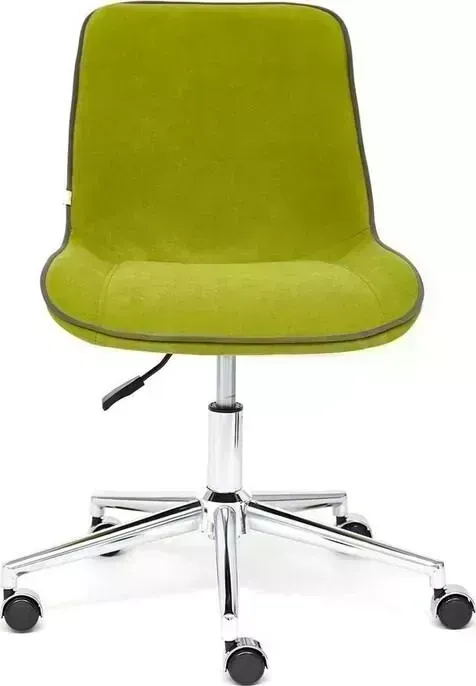 Кресло офисное TetChair Style флок олива 23