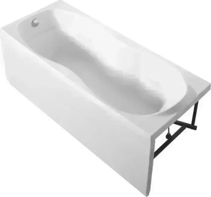 Акриловая ванна AQUANET Tessa New 170x70 с каркасом и панелью (242925, 242155)