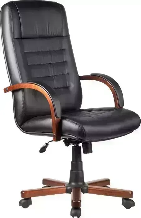 Кресло офисное Riva Chair М 155 A Laguna Тай черная экокожа