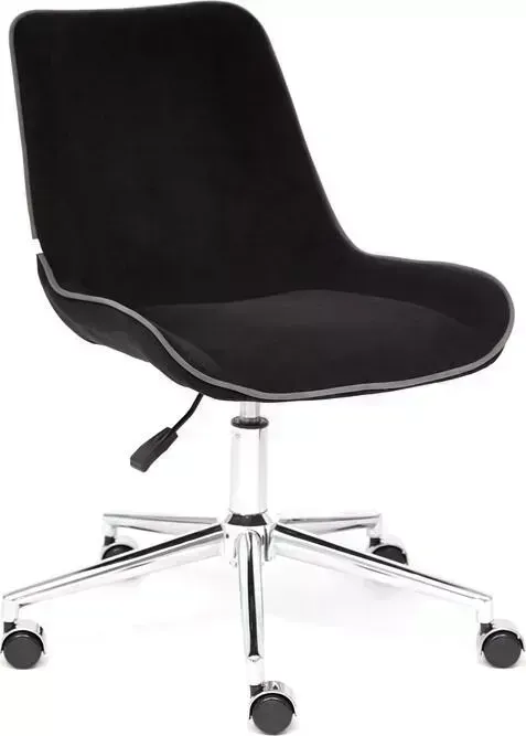 Кресло офисное TetChair Style флок черный 35