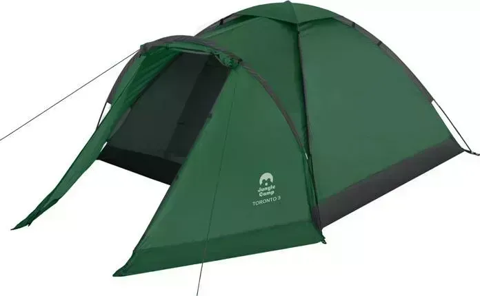 Палатка Jungle Camp трехместная Toronto 3, цвет- зеленый