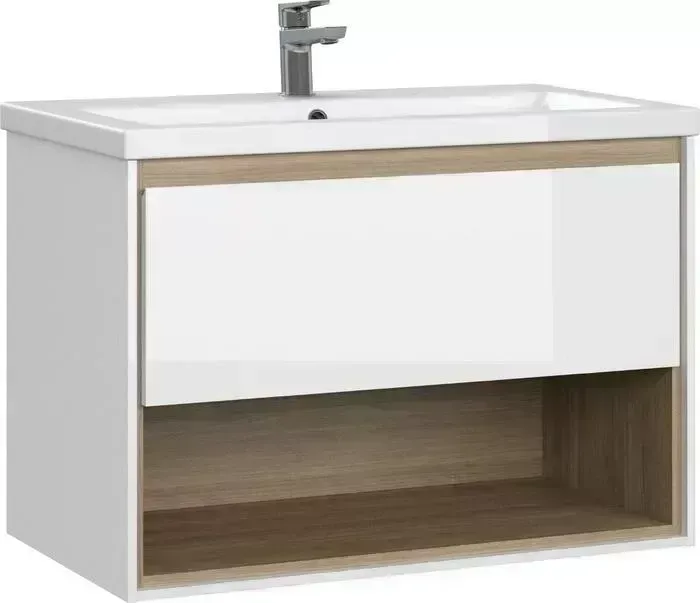 Тумба под раковину CERSANIT Louna 80 белая (SP-SZ-LOU-CO80/Wh)