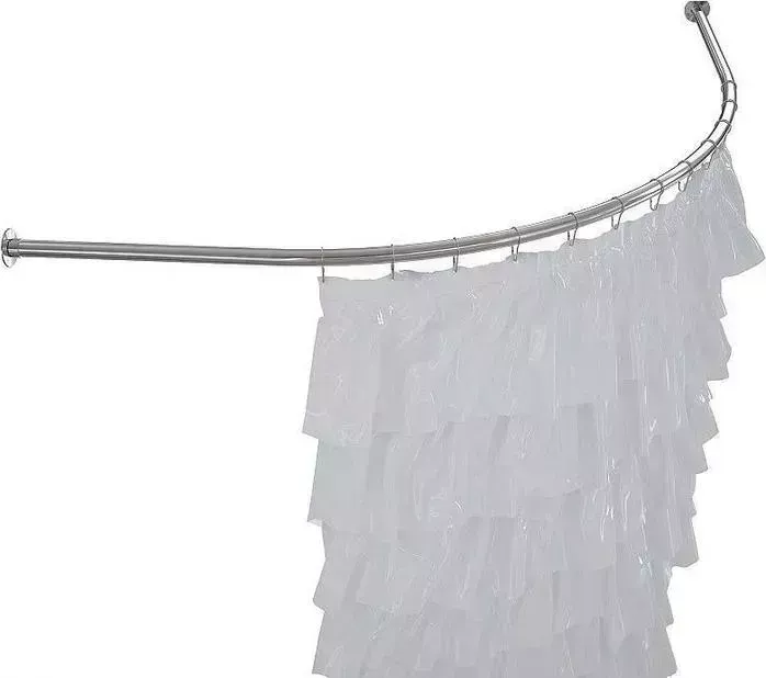 Карниз для ванны AQUANET Maldiva 150x90 см, хром (175656)